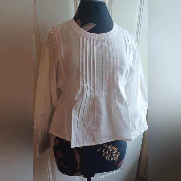 RAGA Pleated Long Sleeve Blouse Top - Picture 2 of 9